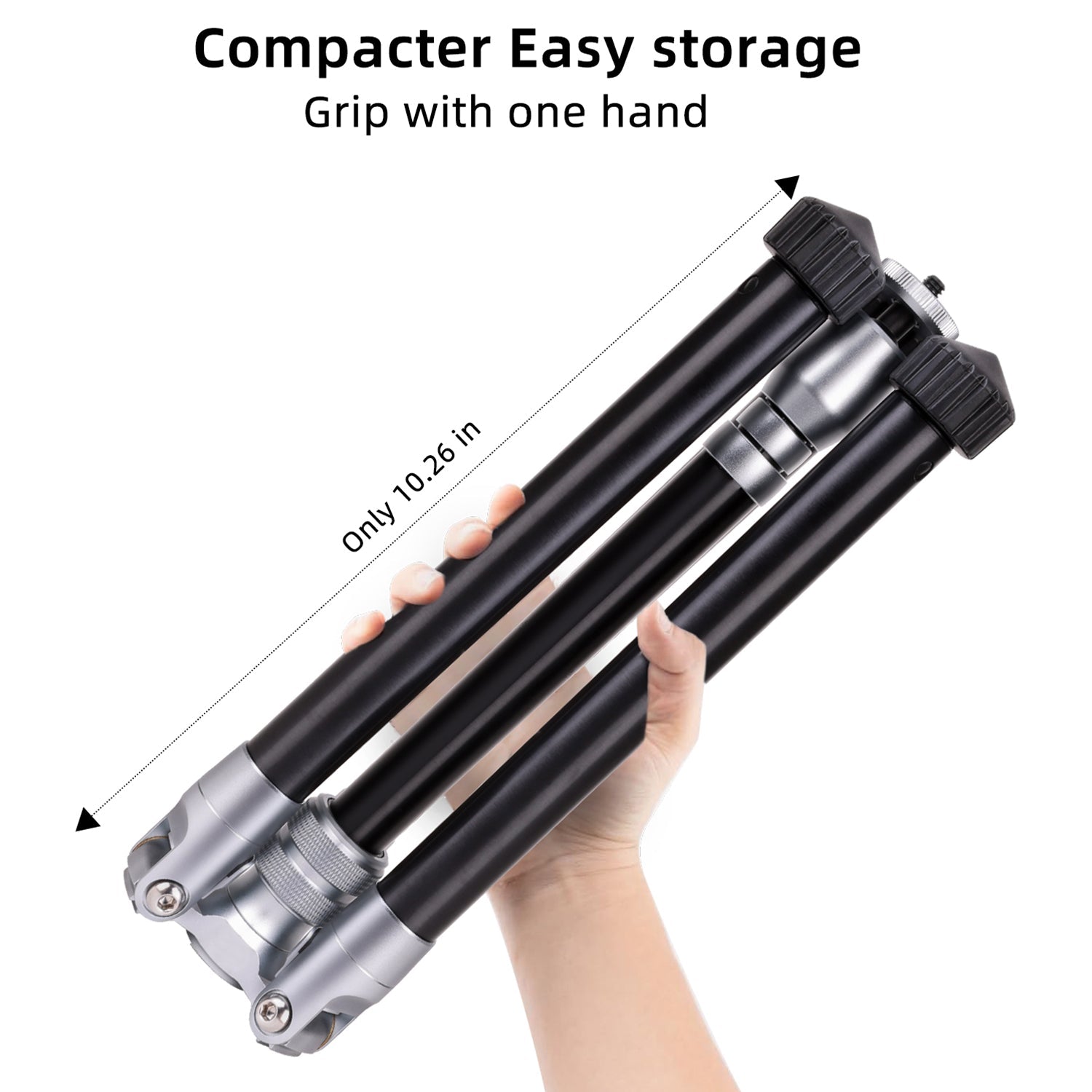 COMAN MT55 Camera and Phone Tripod Convertible Monopod